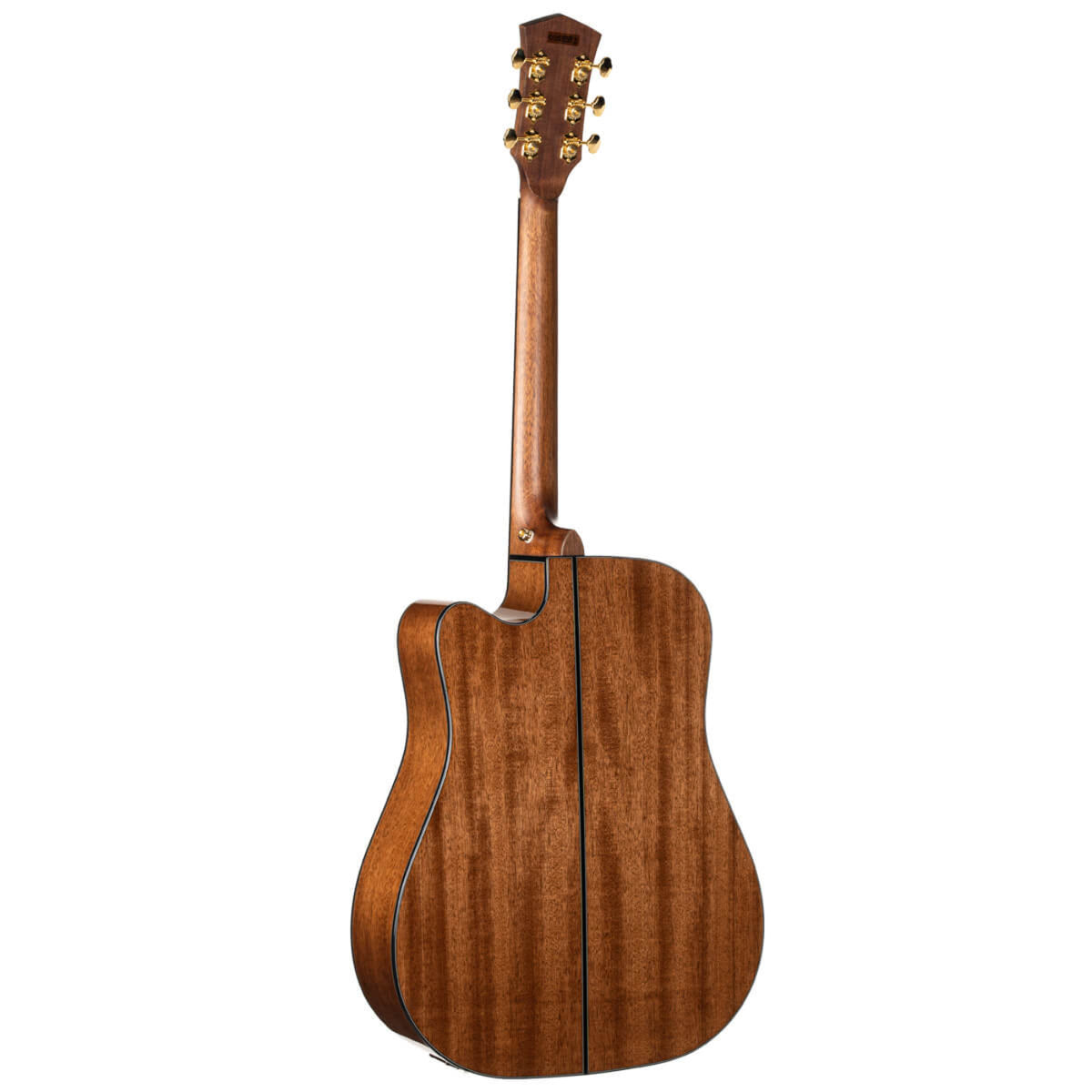 Cort Gold DC6 Acoustic Electric Guitar in Natural w/- Deluxe Soft Case (C12212)-Cort-Infinite Music