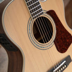 Cort L710F Natural Satin Cutaway OM Acoustic/Electric Guitar with GCB67 Gig bag-Cort-Infinite Music