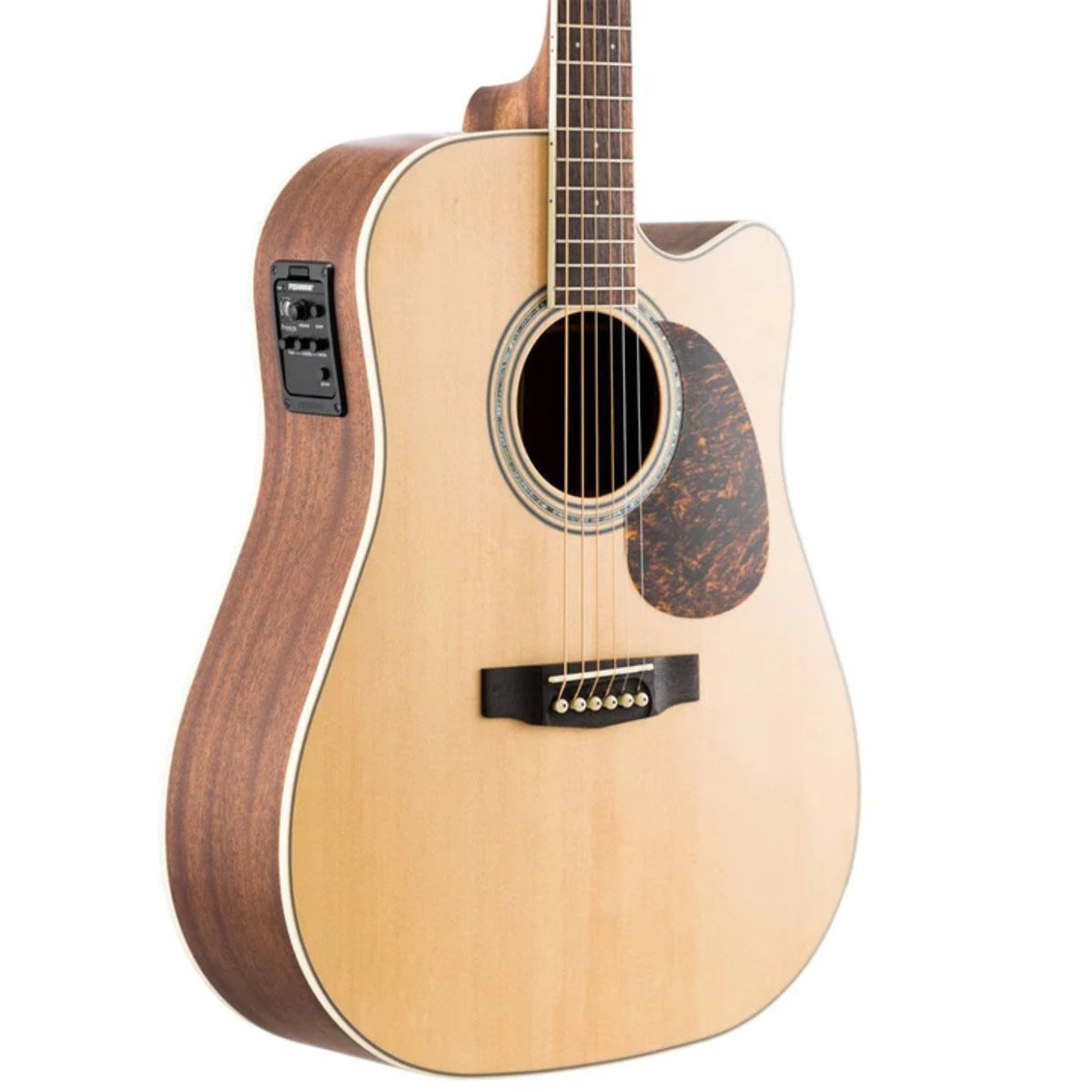 Cort MR710F Natural Satin Cutaway Dreadnought with GCB67 Gig bag-Cort-Infinite Music