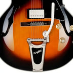 Cort Yorktown-BV Semi Hollow Electric Guitar BIGSBY Trem - Tobacco Burst W/- Gig Bag ( C21015)-Cort-Infinite Music