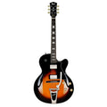 Cort Yorktown-BV Semi Hollow Electric Guitar BIGSBY Trem - Tobacco Burst W/- Gig Bag ( C21015)-Cort-Infinite Music