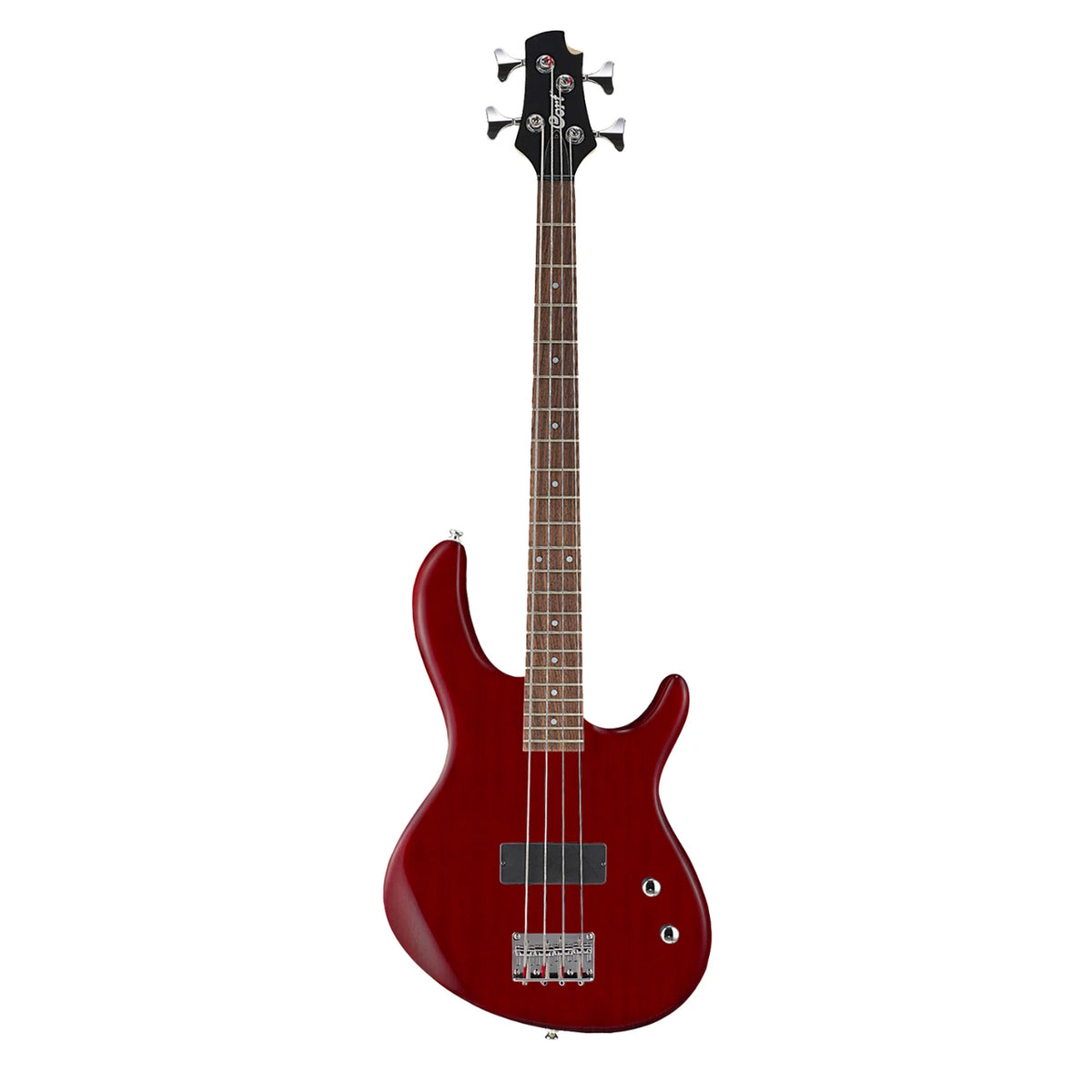 Cort Action Junior 3/4 Bass Guitar - Open Pore Black Cherry