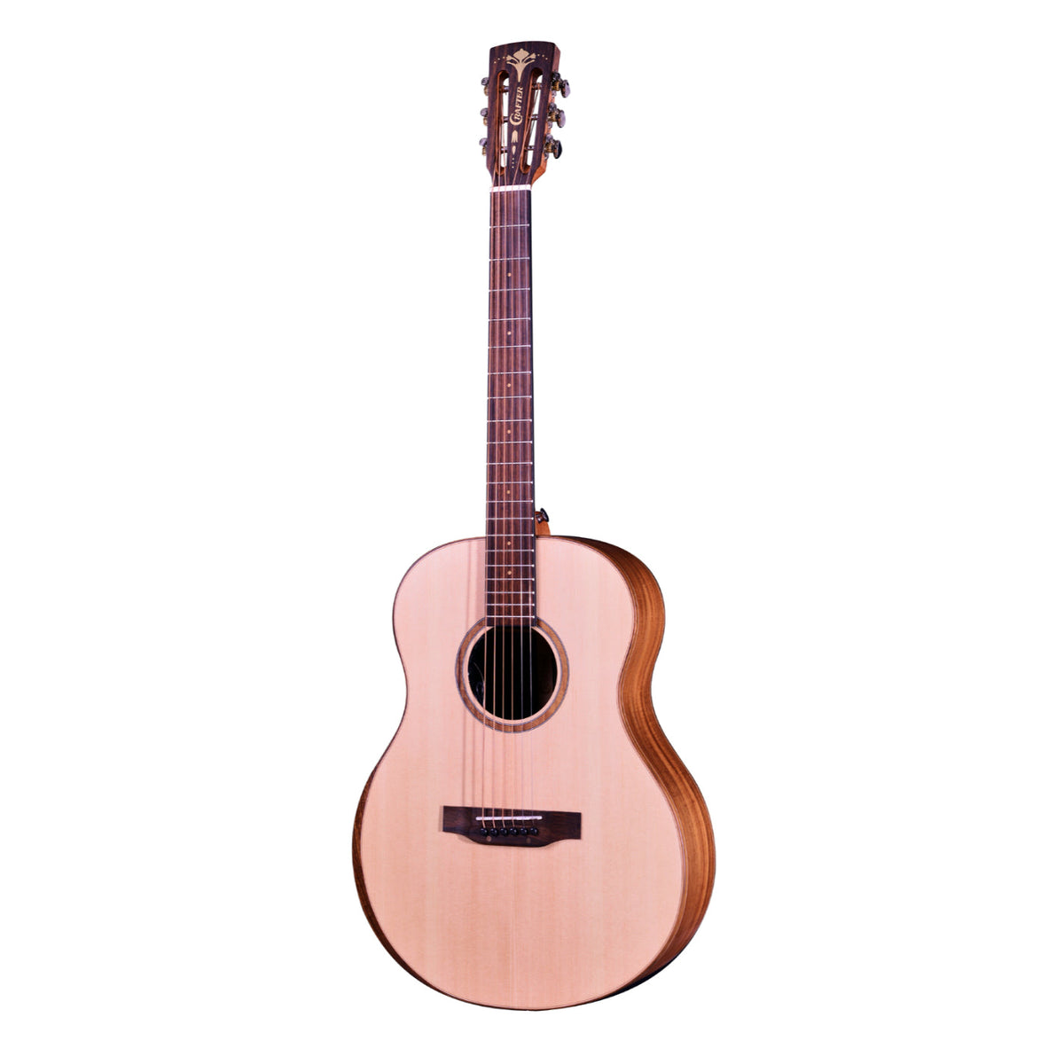 Crafter GRAND MINO/KOA Mid-Body Acoustic Electric Guitar - Spruce/Koa w/ Deluxe Gigbag-Crafter-Infinite Music