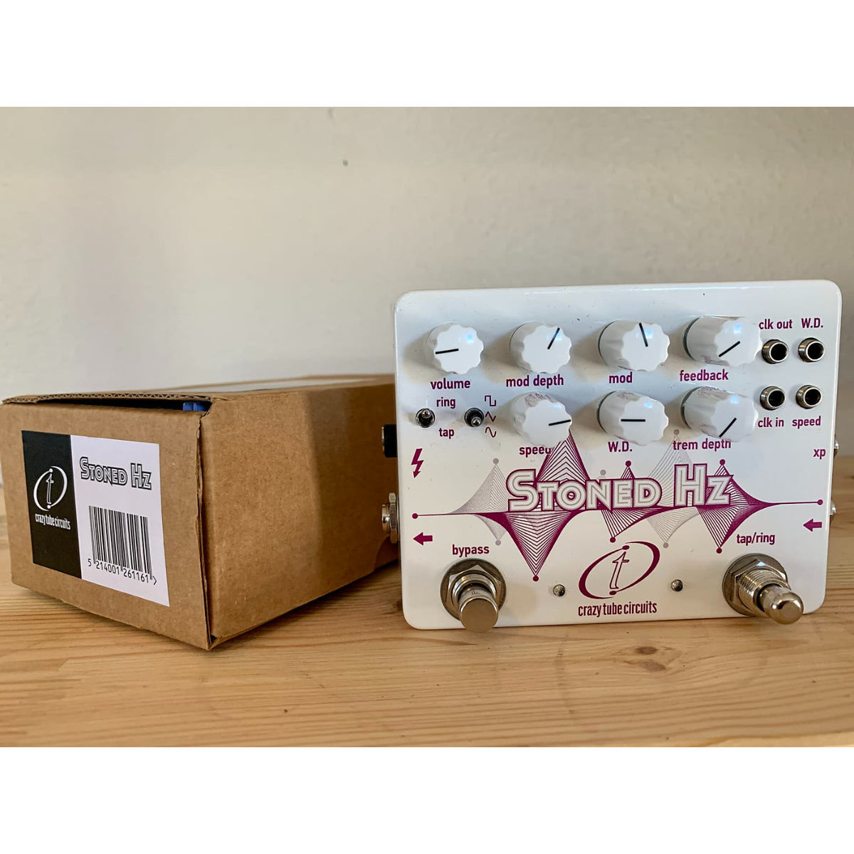 Crazy Tube Circuits Stoned Hz V2 2019 Trem/Mod Pedal w/box - Pre Owned -Crazy Tube Circuits-Infinite Music