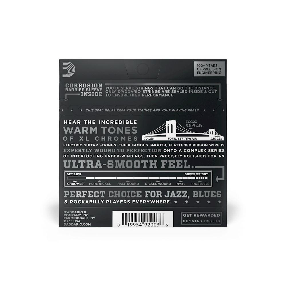 D'Addario ECG23 Chromes Electric Guitar Strings Extra Light 10-48-D'Addario-Infinite Music