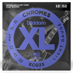 D'Addario ECG25 Chromes Electric Guitar Strings Light 12-52-D'Addario-Infinite Music