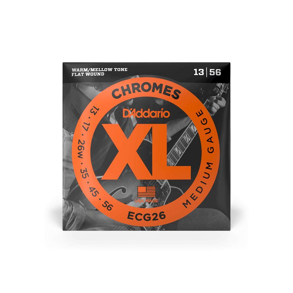 D'Addario ECG26 Chromes Electric Guitar Strings Medium 13-56-D'Addario-Infinite Music