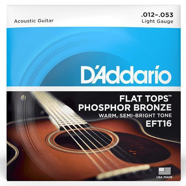 D'Addario EFT16 Flat Tops Acoustic Guitar Strings - 012 - 053-D'Addario-Infinite Music