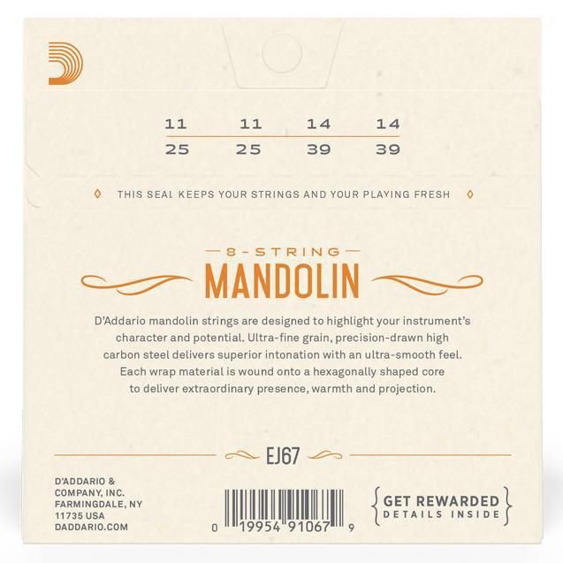 D'Addario EJ67 Mandolin String Set-D'Addario-Infinite Music