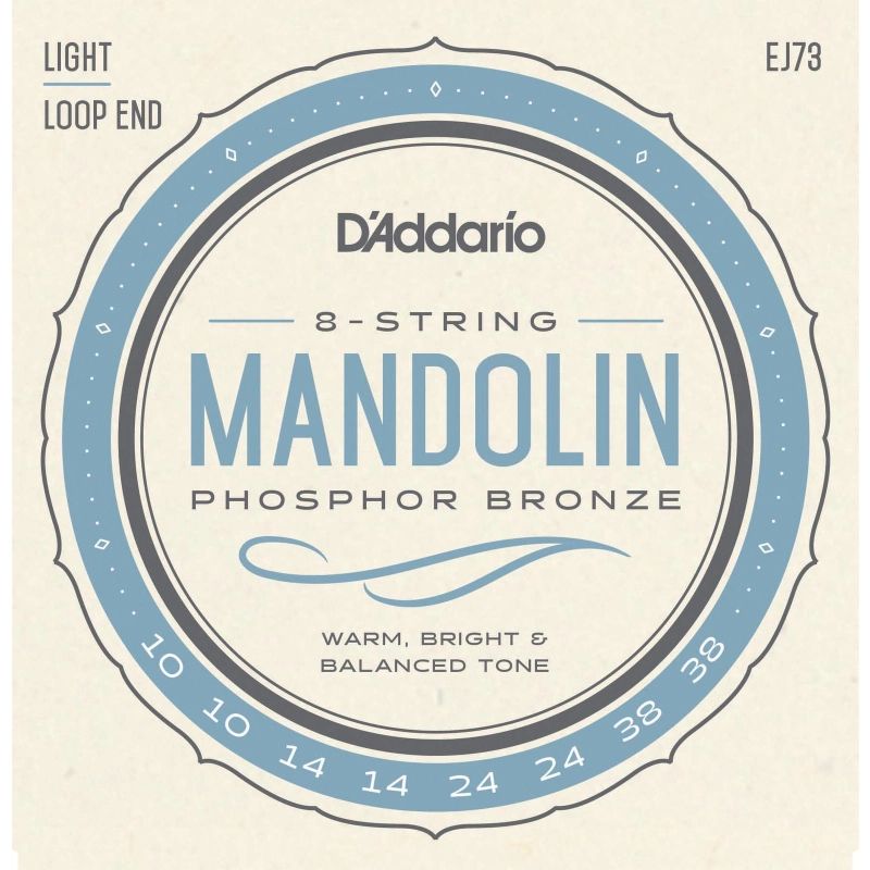 D'Addario EJ73 Mandolin Strings - Light 10-38-D'Addario-Infinite Music