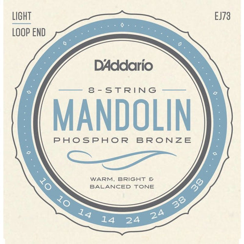 D'Addario EJ73 Mandolin Strings - Light 10-38-D'Addario-Infinite Music