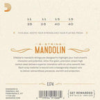 D'Addario EJ74 Mandolin Strings - Medium 11-40-D'Addario-Infinite Music