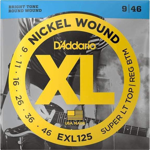 D'Addario EXL125 Super Light Top/ Regular Bottom Electric Guitar Strings 9-46-D'Addario-Infinite Music