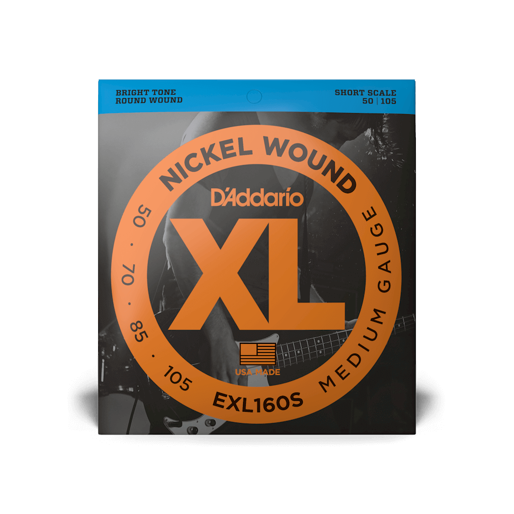 D'Addario EXL160S Medium Short-Scale Bass Strings - 50-105-D'Addario-Infinite Music