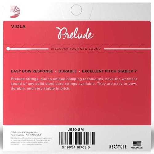 D'Addario Prelude Single D Viola String - Short Scale Medium Tension-D'Addario-Infinite Music