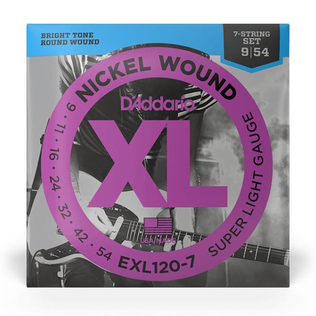 D'Addario Super Light 7 String Guitar String Set-D'Addario-Infinite Music