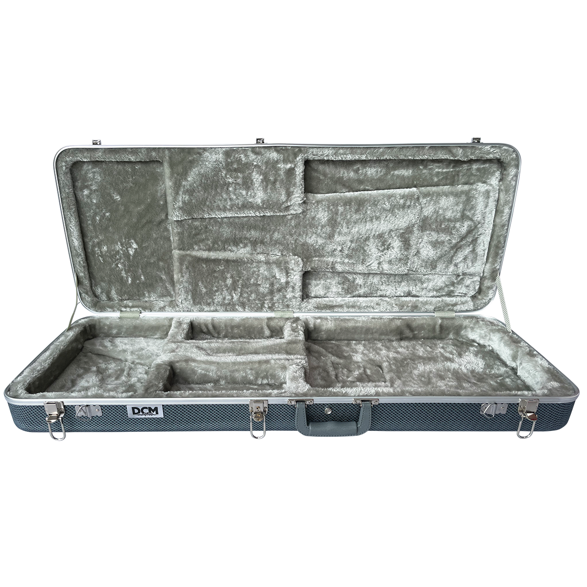 DCM ABS Deluxe Rectangular Electric Guitar Case-DCM-Infinite Music