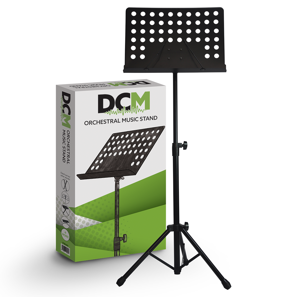 DCM BS401 Orchestral Music Stand Black-DCM-Infinite Music