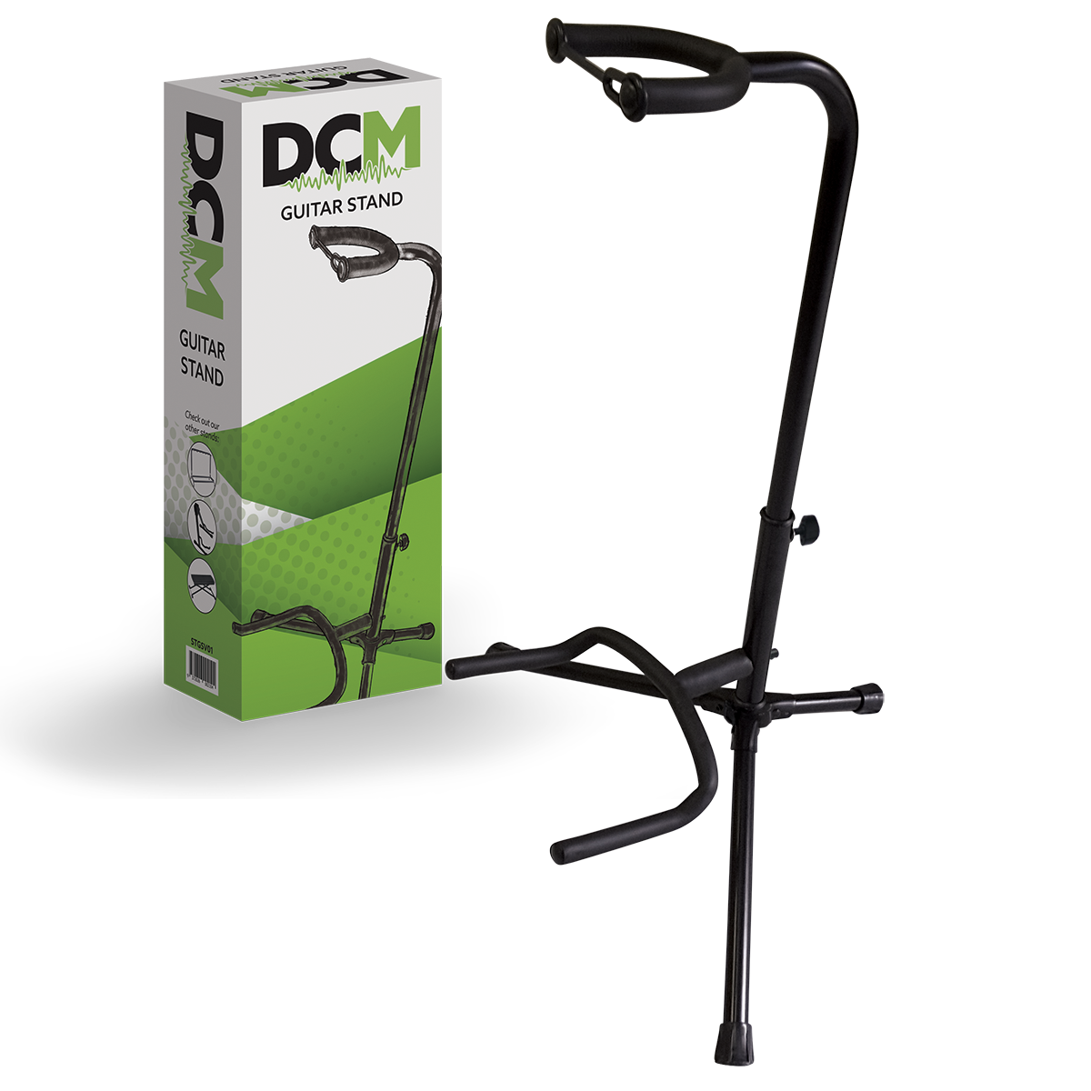 DCM GSV01 Guitar Stand Black-DCM-Infinite Music