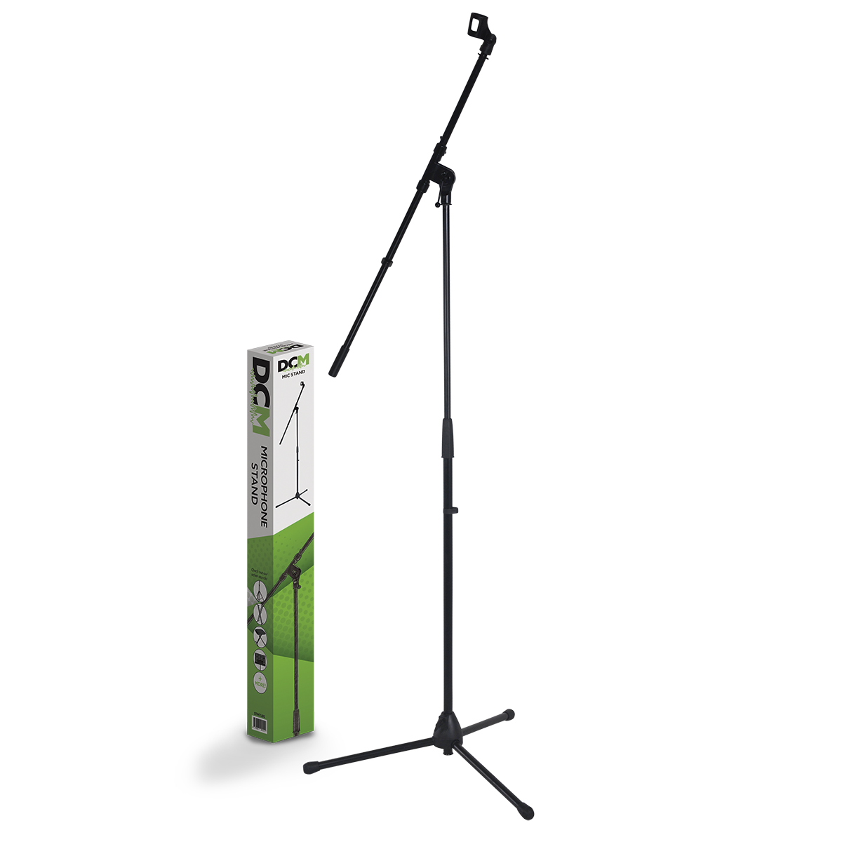 DCM MTL05 Microphone Boom Stand Black with Mic Clip-DCM-Infinite Music