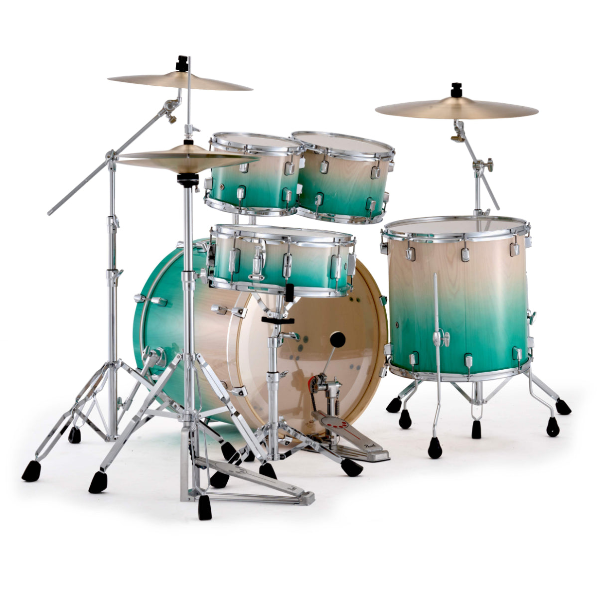 Pearl Decade Maple Artisan 5-PC 20" Drum Kit With Hardware - White Beach Pine Fade (Cymbals Not Included)