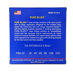 DR PURE BLUES PB6-30 Quantum Nickel Bass Guitar Strings: 6-String Medium 30-125-DR Strings-Infinite Music
