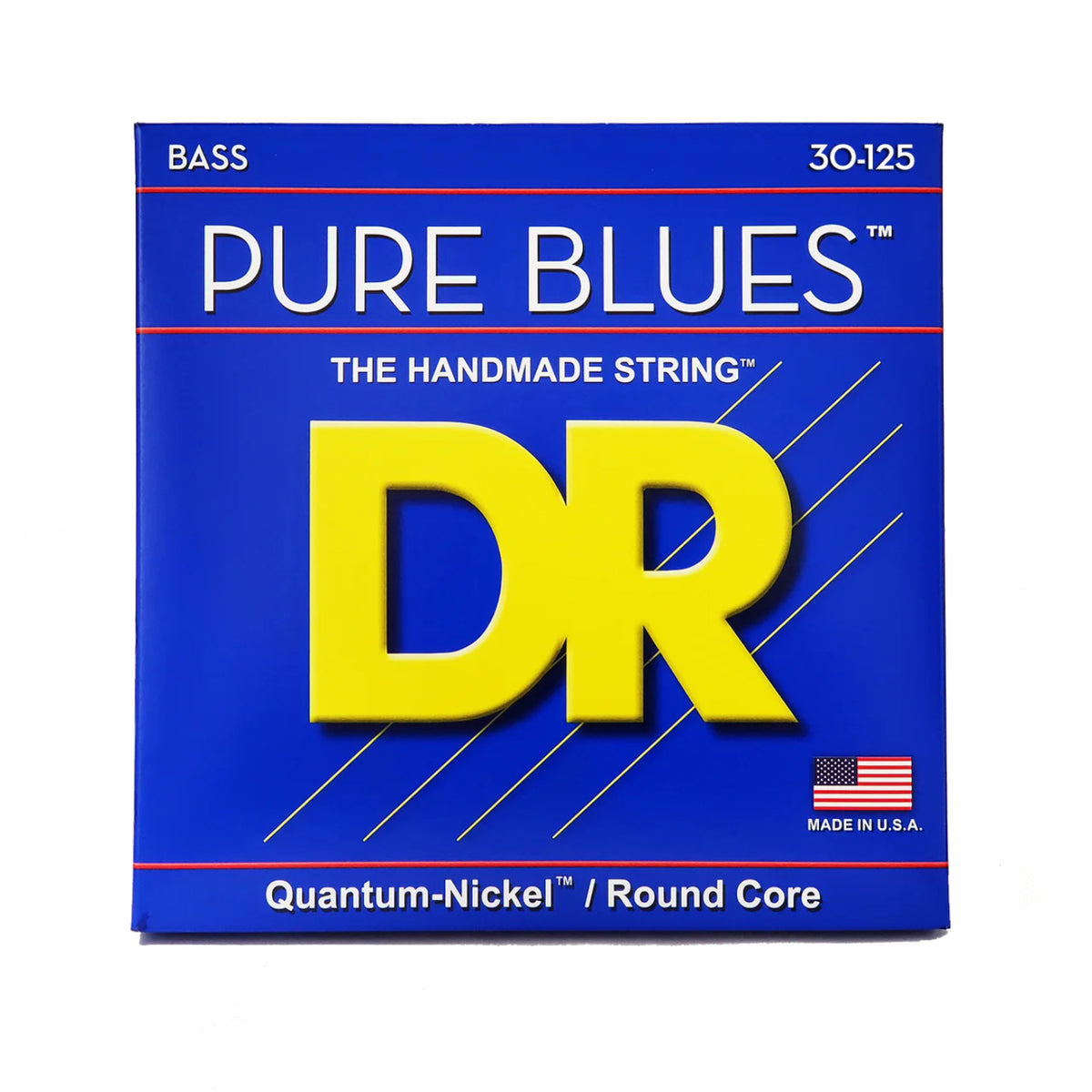 DR PURE BLUES PB6-30 Quantum Nickel Bass Guitar Strings: 6-String Medium 30-125-DR Strings-Infinite Music
