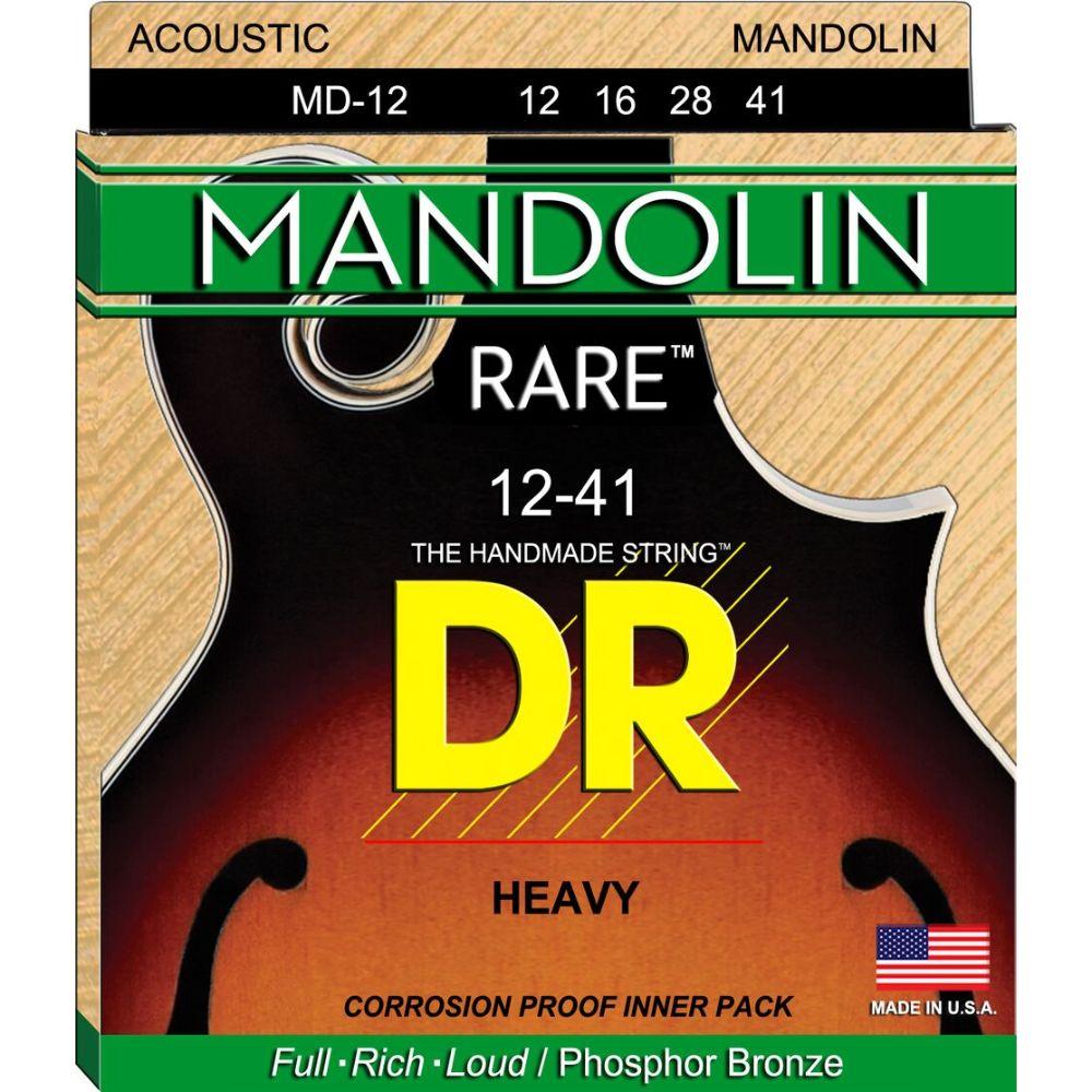 DR Rare MD-12 Mandolin Strings - Medium 12-41-DR Strings-Infinite Music