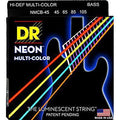 DR Strings NMCB-45 NEON Multi-Color Bass Guitar Strings-DR Strings-Infinite Music