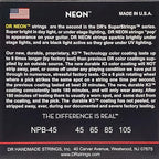 DR Strings NPB-45 Neon Hi-Def Pink 4 String Bass Guitar Strings 45-105-DR Strings-Infinite Music