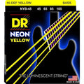 DR Strings NYB-45 Neon Hi-Def Yellow 4 String Bass Guitar Strings 45-105-DR Strings-Infinite Music