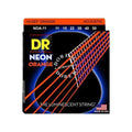 DR Strings Neon™ Hi-Def Orange Acoustic Guitar String Set Custom Light 11-50-DR Strings-Infinite Music