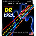 DR Strings Neon Multi-Color Coated Bass Guitar Strings - 40-100-DR Strings-Infinite Music