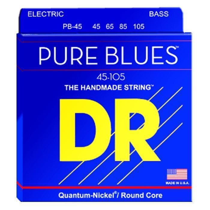 DR Strings PB-45 Pure Blues Nickel Bass Guitar Strings 45-105-DR Strings-Infinite Music