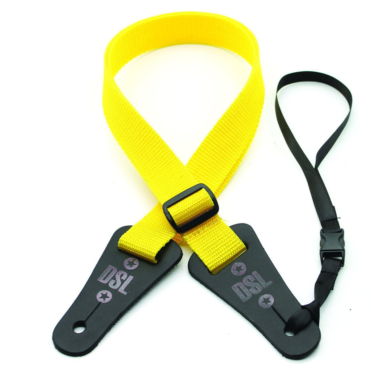 DSL 25mm Poly Yellow Ukulele Strap-DSL-Infinite Music