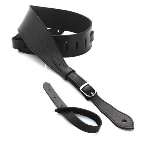 DSL 2.5" Buckle Slender Black/Black Guitar Strap-DSL-Infinite Music