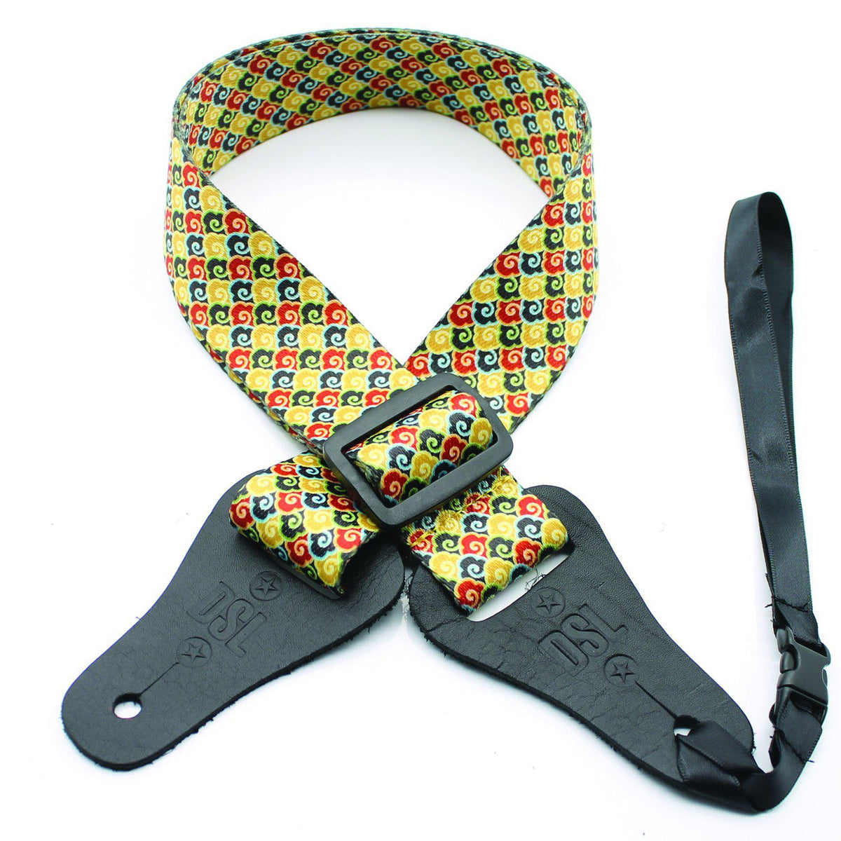 DSL 38mm Poly Cld-Yellow Ukulele Strap-DSL-Infinite Music