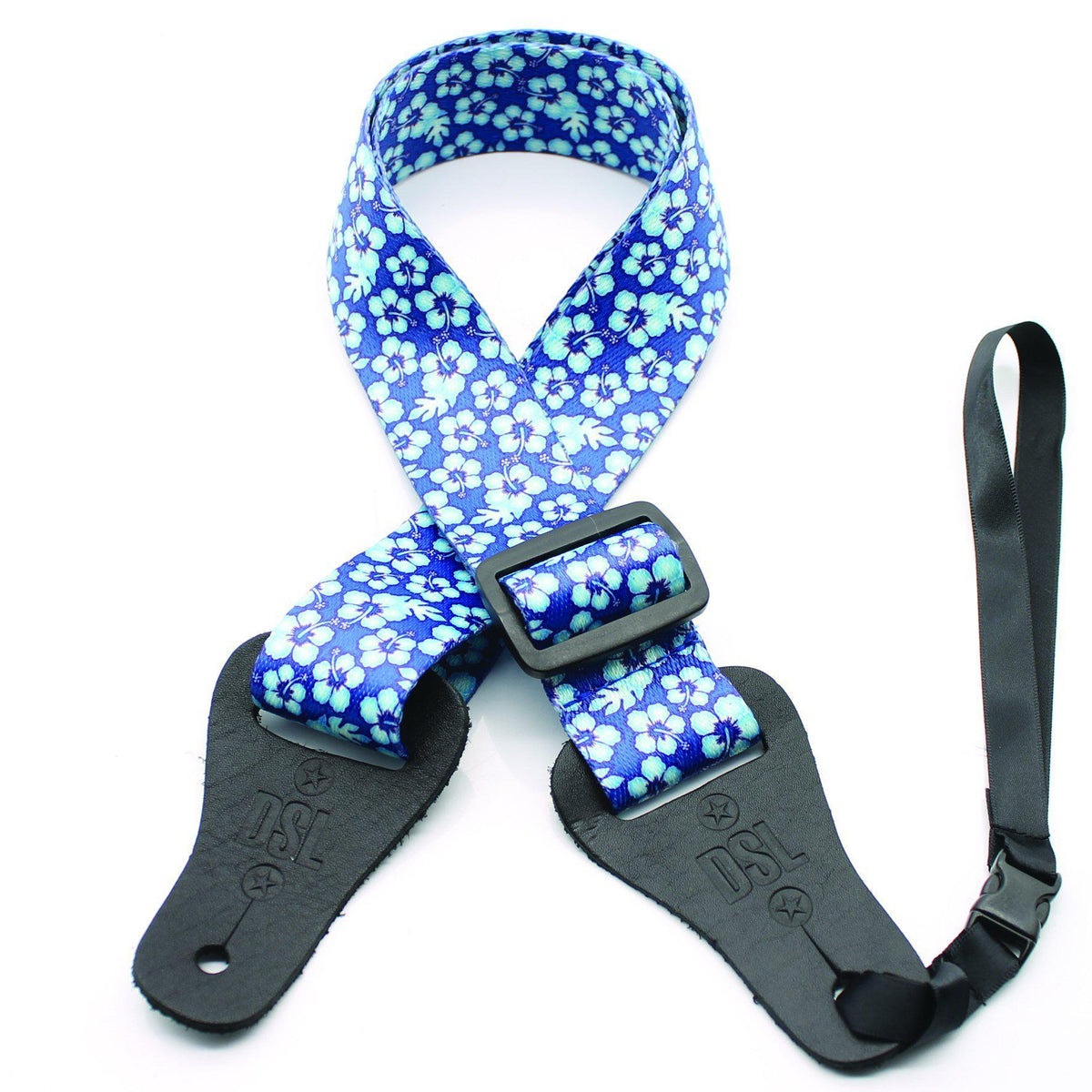 DSL 38mm Poly Hib-Blue Ukulele Strap-DSL-Infinite Music