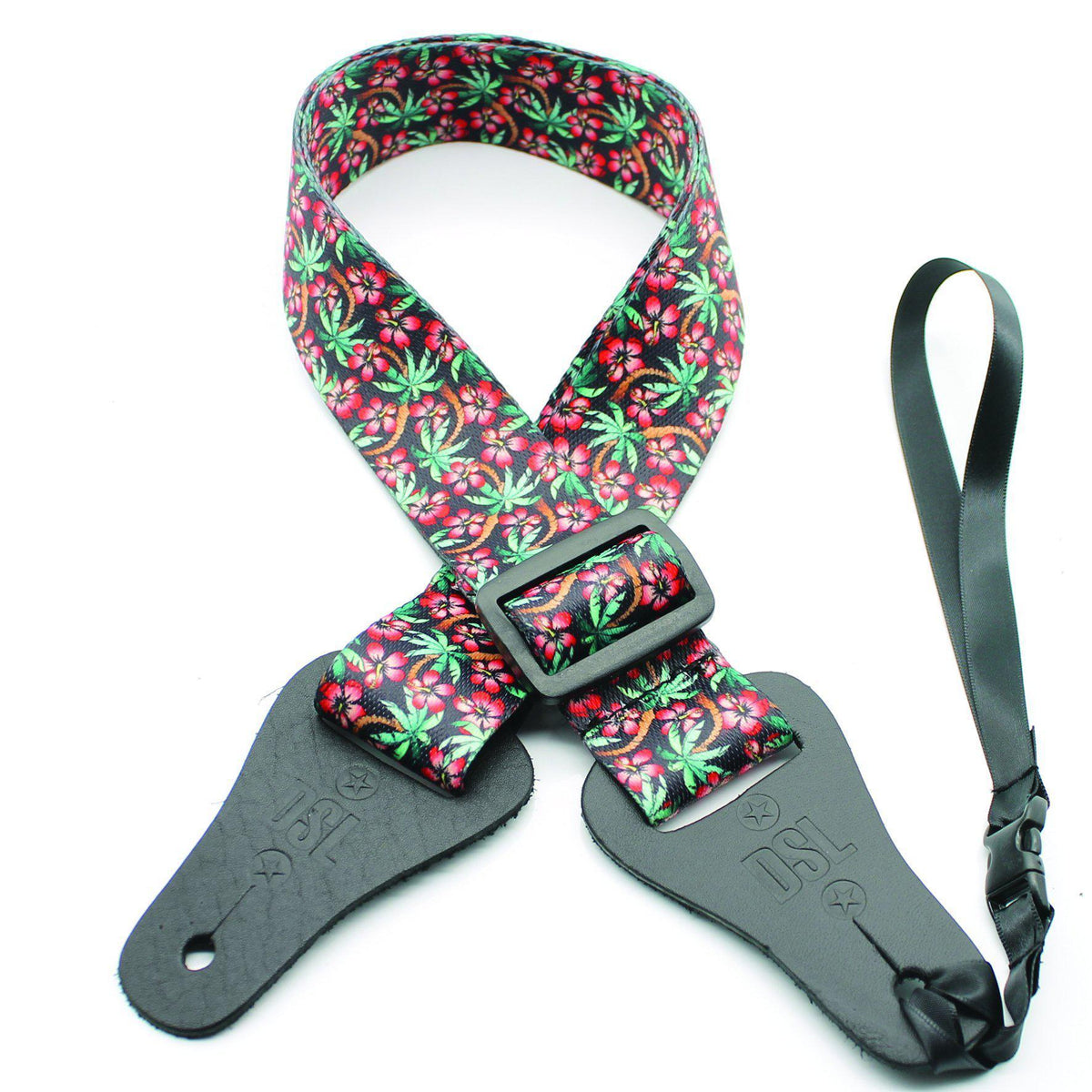 DSL 38mm Poly Hib-Red Ukulele Strap-DSL-Infinite Music