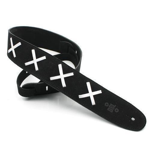 DSL Black Suede Guitar Strap-DSL-Infinite Music