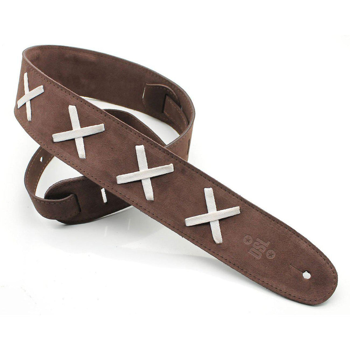 DSL Brown Suede Guitar Strap-DSL-Infinite Music