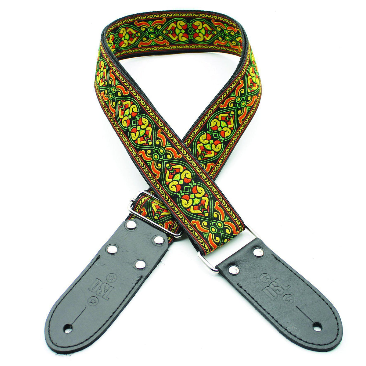 DSL DC Yellow Jacquard Weaving Guitar Strap-DSL-Infinite Music