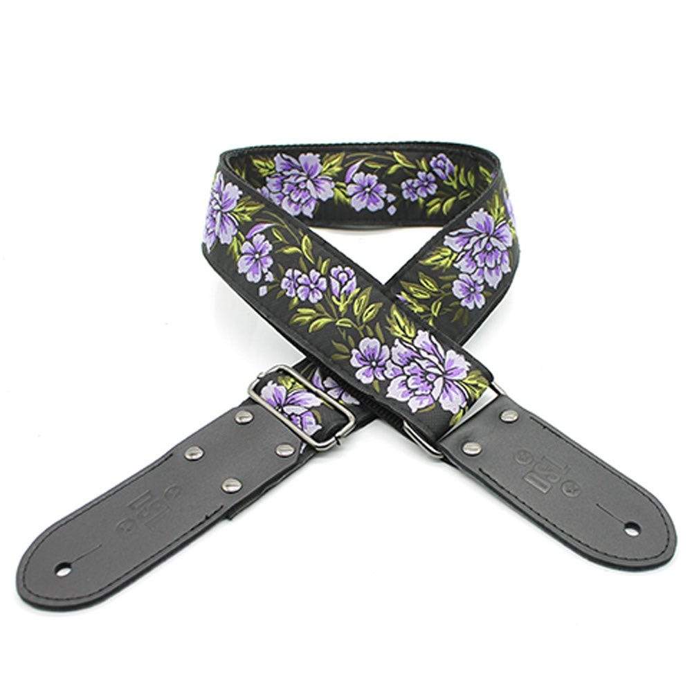 DSL FG Purple Jacquard Weaving Guitar Strap-DSL-Infinite Music