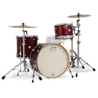 DW Design Limited Edition Shell Pack With Snare Drum & Stands - Crimson Satin Metallic-DW Drums-Infinite Music