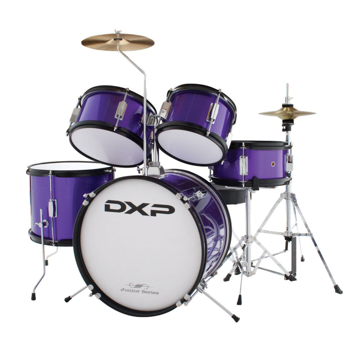 DXP Junior Series 5-piece Drum Kit - Purple-DXP-Infinite Music
