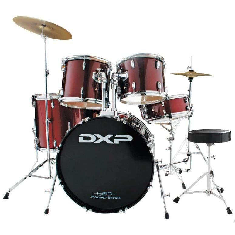 DXP Pioneer Series Drum Kit Wine Red-DXP-Infinite Music