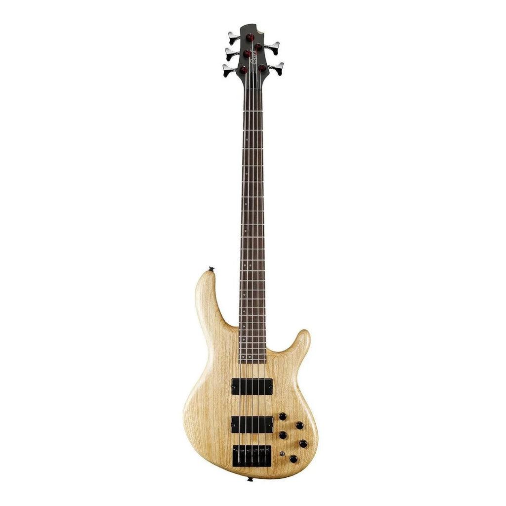 Cort Action DLX AS Swamp Ash Open Pore Natural 5 String Bass