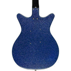 Danelectro 59M NOS+ Blue Metalflake Electric Guitar-Danelectro-Infinite Music