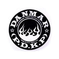 Danmar 210 Power Disc Bass Drum Patch - Flames-Danmar-Infinite Music