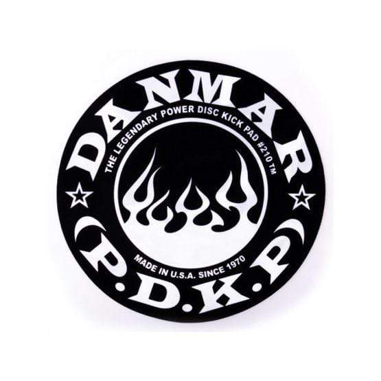 Danmar 210 Power Disc Bass Drum Patch - Flames-Danmar-Infinite Music